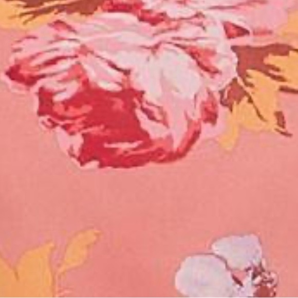 Emerald Sundae Junior's Coral Tied Smock Floral Halter Dress Orange Size X-Small - Picture 9 of 12